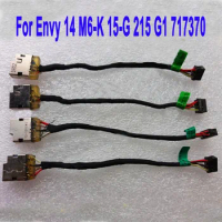 1-5PCS NEW Original DC Power Jack Cable Socket Charging Plug For HP Envy 14-E 15-R 15J 15-G 215 M6K M6-N-113DX 15-j009wm 717370