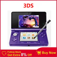 Professionally Refurbished For 3DS Game Console For 3DS Palm game With to configure 128GB memory card/ Including 130 free games