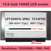 LM156LF2F01 B156HAN08.2 LP156WFG-SPB2 SPB5 For ASUS TUF Gaming A15 FA506 FX506L TUF506IV F15 TUF566h Display MATRIX LCD SCREEN