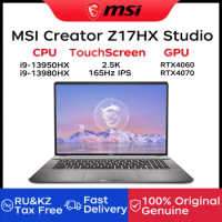 MSI Creator Z17HX Studio Laptop 17 Inch 2.5K 165Hz IPS TouchScreen Notebook i9-13980HX 32GB 2T RTX40