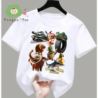 [COD] (tong baby) เสื้อยืดเด็ก Tung tung tung Sahur กราฟิกตลก casual แขนสั้น คอกลม ใส่ได้ ทั้ง ใส่สบ