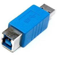 USB 3.0 A公- B母轉接頭~支援5Gbps ,抗衰減傳輸穩定(SR3014)