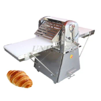 Maquina Laminadora De Masa Para Panaderia De Croissant Pastelito Laminadora Masa De Harina Double Aegle Puff Bread Dough Sheeter
