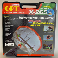 OPT X-265 多功能防塵罩鑽孔器 崁燈開孔器 自由椎 防塵罩(直柄用 三爪夾頭)