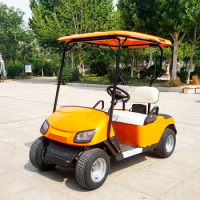 CE approved 4 seats 2+2 battery powered golf car golf buggy electric golf cart