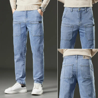Celana jeans pria celana cargo panjang pria loose pants celana kulot jeans celana panjang pria Celan