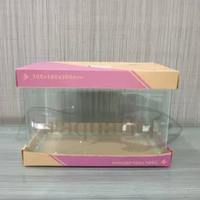AQUARIUM BENDING LEPET 30CM UK. 30X18X20 CM AKUARIUM KACA SISI LENGKUNG