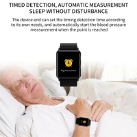 2021 best selling elder blood pressure monitor smart watch wristwatch steps regularly monitoring Grandfather grandmother gift