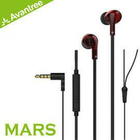 Avantree Mars 入耳式線控耳機 抗噪音 重低音震撼 內建麥克風