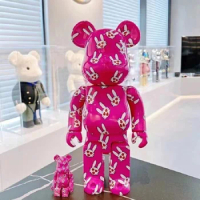 Indoor Statue Bearbrick 400% 28cm Anime Movie Merchandise Model Fashion Valentine's Day Kawaii Toys Halloween Gift
