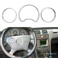 Car Speedometer Gauge Dial Ring Instrument Panel Ring For W202 W208 W210 Automobile Interior Decoration
