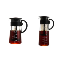 Portable Hot/Cold Brew Dual Use Filter Coffee&amp;Tea Pot Espresso Ice Drip Maker Glass Percolators Kitchen Accessories