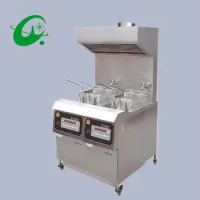 50LGAS Deep fryer (With oll pump) deep fried chicken machine stainless steel air pressure fryer