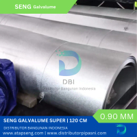 Seng Talang Galvalum 120 cm 0.90 mm SNI Super 1 roll (free ongkir)