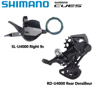 Shimano cues u4000 phía sau Derailleur 9S RD u4000 MTB xe đạp núi Derailleur màu đen chính hãng 1x9 