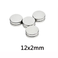 10/20/30pcs 12x2 mm Permanent Round Magnet 12mmx2mm Neodymium Magnet N35 12x2mm Fridge Mini Strong Magnetic Magnets 12*2 mm
