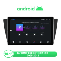 JOYING Android 10.0 Bluetooth 5.1 Android Auto GPS Navigation With Carplay Car Radio Player For BMW E90 E91 E92 E93 2005-2012