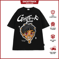 COD Áo thun local brand GHOST TRICK Stoner nam nữ màu đỏ và đen - Hàng chính hãng