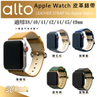 Alto 質感 皮革 智慧型 手錶 錶帶 Apple Watch 38 40 41 45 49 mm【299免運領券再享折扣】