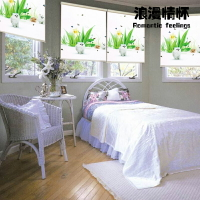浪漫情懷定制卷簾窗簾遮光遮陽辦公室衛生間廣告風景防水拉卷窗簾