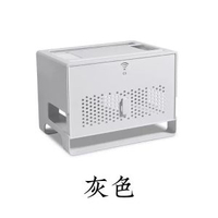 WiFi路由器收納盒電視機鏤空不擋網路電視機頂盒拖板整理置物盒