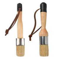 2 Pcs Chalk &amp; Wax Paint Brush Set DIY Painting And Waxing Tool For Chairs, Chalk Painting Table And Wood Refinishing
