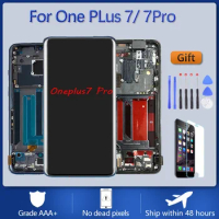 AMOLED LCD Display For OnePlus 7 /7Pro Screen Replacement with Frame gift repair tools and tempered film