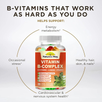Vitamin B Complex C, Zinc & Organic Greens Blend -Suplemen Permen Vitamin B Kompleks Termetilasi unt