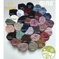 Per50cm Mina Kain Sultan Anti UV UPF 80 Kain Premium Bahan Gamis Abaya Warna Polos Lebar 145 cm