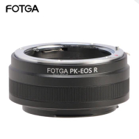 Fotga Lens Adapter For Pentax PK K Mount Lens to Canon EOS R RF Mount Series EOS R RP R5 R6 R5C R7 R10 DSLR Camera