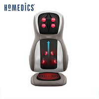 美國 HOMEDICS 肩頸溫熱按摩椅墊 MCS-1000H  從頭至臀熱敷舒緩設計 【APP下單點數 加倍】