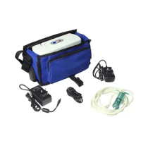 3L/min Portable Oxygen Concentrator with Battery Oxygen Generators Ventilator Sleep Mini Oxygen Machine For Home AC110-220V