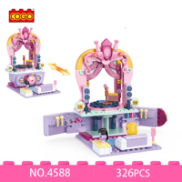 COGO City Friends For Girl House Building Blocks Sets Kits - Compatible with LEGO(326Pcs)