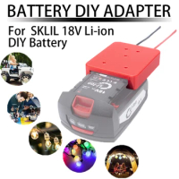 14WG DIY Battery Adapter for SKIL 18V Li-Ion Battery DIY Adapter for Power Wheel Compatible with SKIL 18V Series SB18B,SB18C