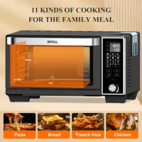 Oven Air Fryer, Max XL Large 30-Quart Smart Oven,11-in-1 Toaster Oven Countertop with Steam Function,12-inch Pizza,6 sli