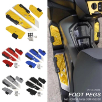 Motorcycle Accessories For Honda For Forza350 FORZA 350 NSS 350 2018-2021 Footrest Footboard Step Footpad Pedal Plate Foot Pegs
