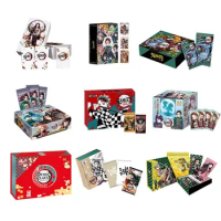 Wholesales Demon Slayer Collection Cards New Rainbow Nezuko Card Games Board Games For Children