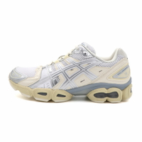【全館滿額折】 Asics Gel-Nimbus 9 銀米色 休閒 運動鞋 女款 B5485【新竹皇家1201A424-106】