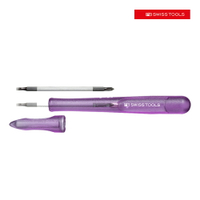 【PB SWISS TOOLS】筆型可換頭精密起子十字 -00號 -紫色 PB-168.00 PURPLE