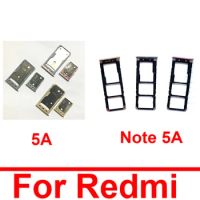 &amp; Sim Card Tray For Xiaomi Redmi Hongmi Red Rice Note 5A SIM Card Reader Socket Holder Adapter Replacement Patrs