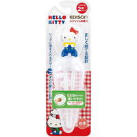 小禮堂 Hello Kitty 右手專用兒童學習筷 EDISON (藍白造型)