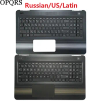 New for HP Pavilion 15-AU 15-AW Russian/US/Latin laptop Keyboard with Palmrest upper cover 856040-001