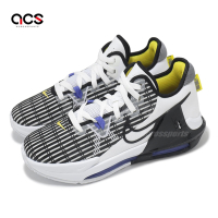 Nike 籃球鞋 LeBron Witness VI GS 大童 女鞋 白 黑 氣墊 緩衝 LBJ 運動鞋 DD0423-100