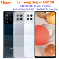 Samsung Galaxy A42 5G A426B/DS Original Ulocked mobile phone Dual Sim Snapdragon Octa Core 6.6" 48MP 20MP 4G/6G/8G RAM 128GB ROM