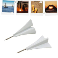 SUHi 12 keping/pek Pin Hiasan Serbaguna yang Comel dengan Bentuk Dart 3D, Pin Kuku Tangan Keluli unt