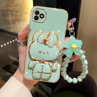 เคสโทรศัพท์, วัสดุซิลิโคน TPU, เหมาะสำหรับ Samsung A04, A04E, A06, A05, A05S, พร้อมขายึดกระต่ายและเช