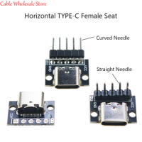 1PCS Type-C Female Double-sided Positive and Negative Plug-in Test Board With PCB Board Type-c Connector Data Charging Port