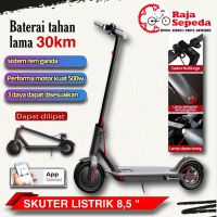 SKUTER LISTRIK DEWASA REMAJA 8.5 INCH E-SCOOTER LIPAT BATERAI 6.6AH