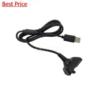 100Pcs 5V Charging Cable For Xbox 360 Wireless Game Controller Gamepad Joystick Black Charger Game Cable For Handle Accessories