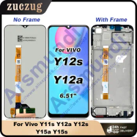 6.51" For Vivo Y11s Y12a Y12s Y15a Y15s LCD Display Touch Screen Digiziter Assembly With Frame
